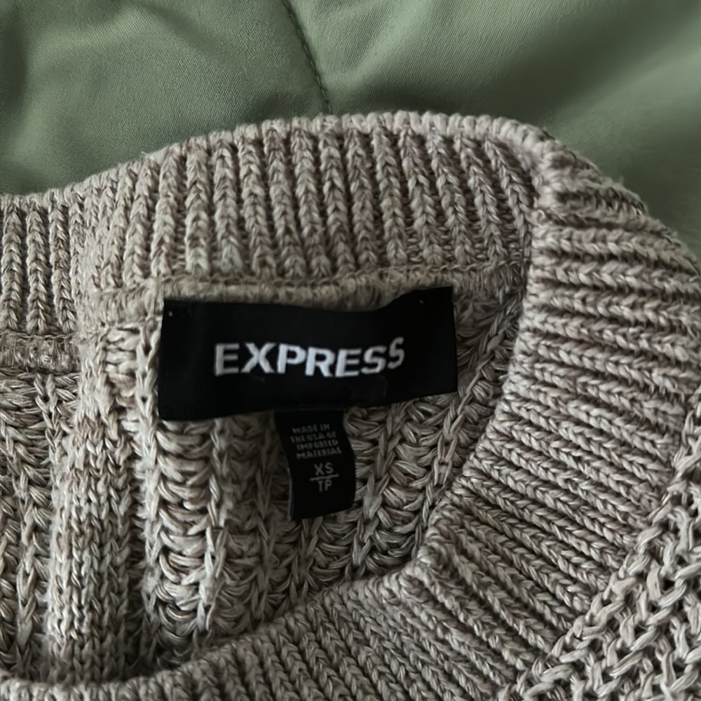 Express Partially Open Back Sweater - image 3